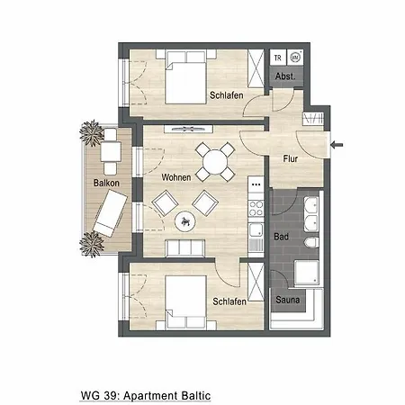 App 39 - Baltic, Strandresidenz Dünenperle Ostseebad Kühlungsborn